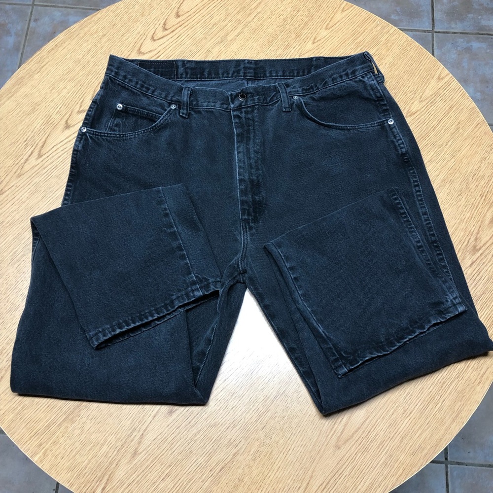 Wrangler Men’s Black Jeans 38x32
